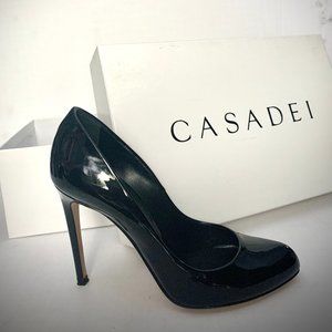 Casadei pumps (patent leather black)